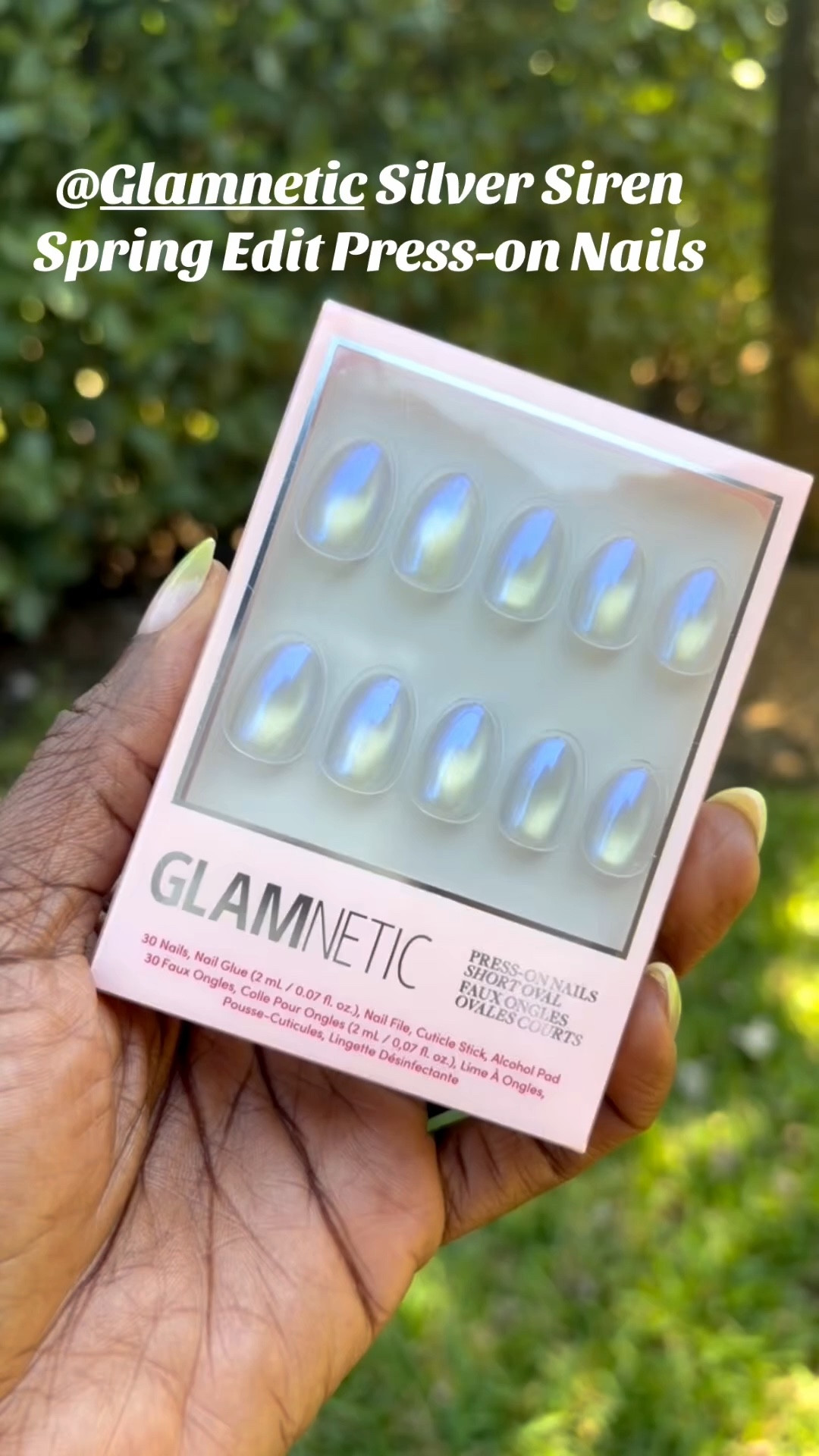 Serving ✨shimmer, shift, and pure magic✨  

The Glamnetic Spring Edit in Silver Siren is THAT set 😍 These press-ons catch the light like nothing I’ve ever seen, shifting from purple 💜 to blue 💙 to silver 🤍 with every move. It’s giving salon-quality, futuristic glam without the time or the price.  

If you want nails that turn heads and elevate every look instantly… this is your sign 💅🏽✨  

#Glamnetic #PressOnNails #SpringNails #Nails

#LTKFestival #LTKOver40 #LTKselfcare