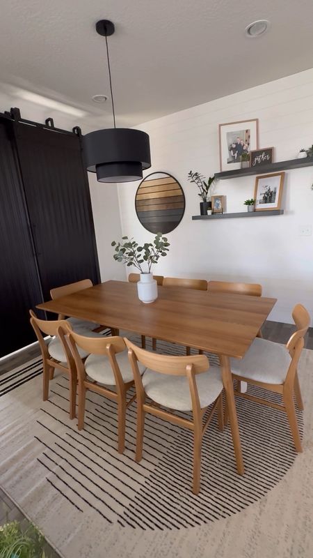 I transformed my dining room and could not be happier! I love the contrast of wood and black! Shop the look below.

#LTKhome #LTKfamily #LTKstyletip