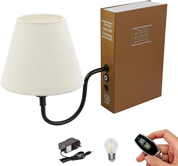Kiven Cordless Table Lamp, 1-Light Rechargeable Bookshelf Lamp with White Fabric Lampshade, Farmh... | Amazon (US)