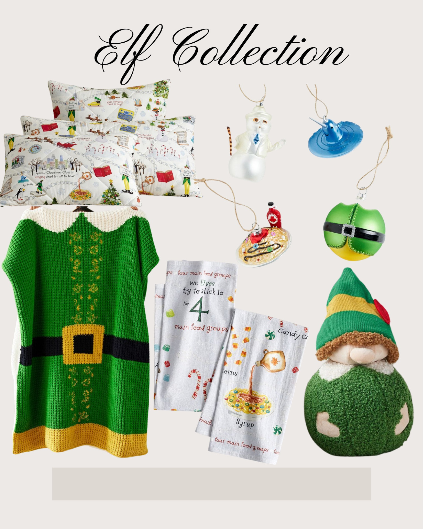 Pottery barn elf collection, sheet set; throw blanket, ornament, elf decorative pillow, tea towel, Christmas, holiday 

#LTKHoliday #LTKSeasonal #LTKhome