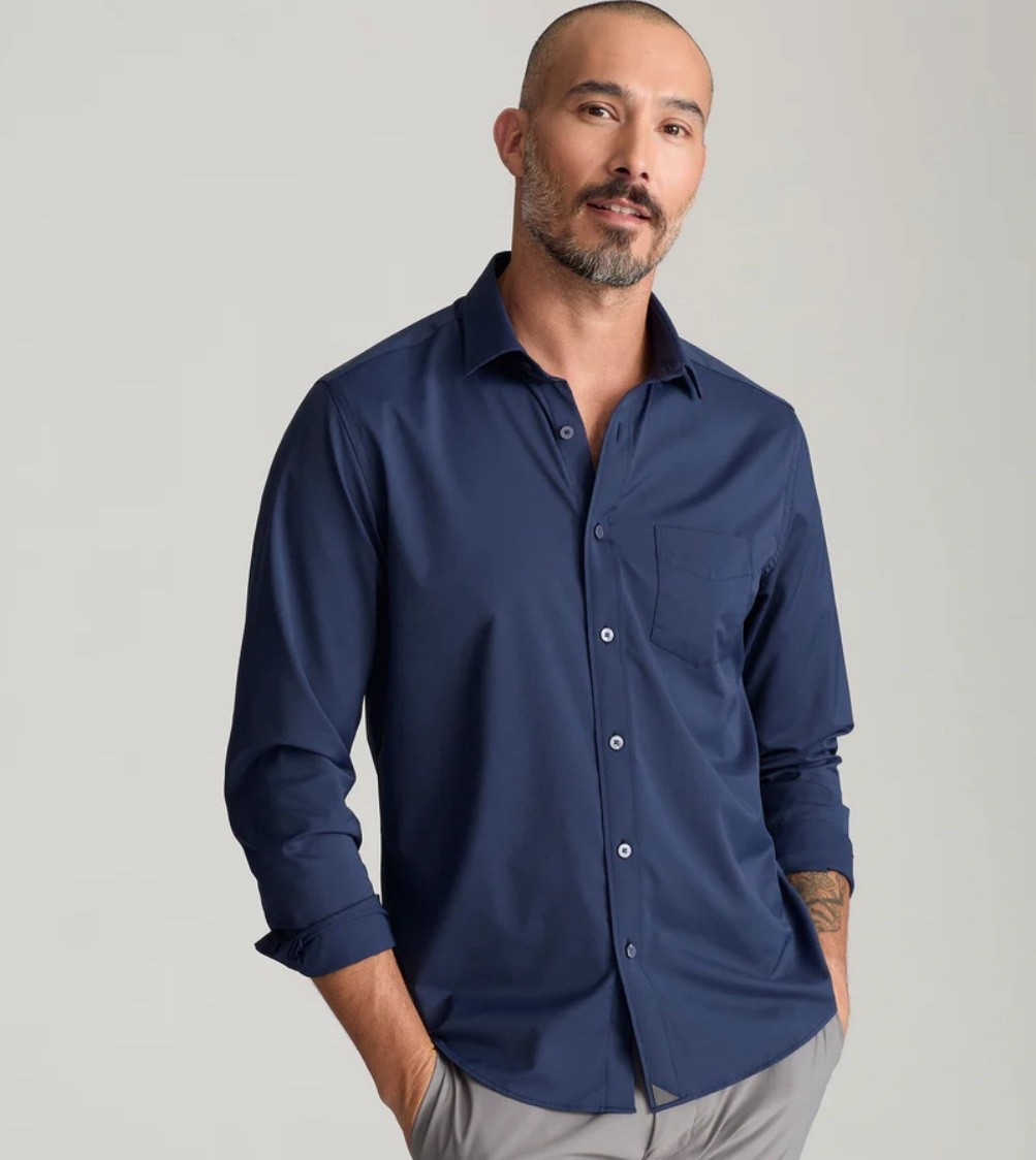 Scott has wanted an all navy dress shirt with a pocket. So excited to find this!!

#LTKMens #LTKStyleTip #LTKWorkwear