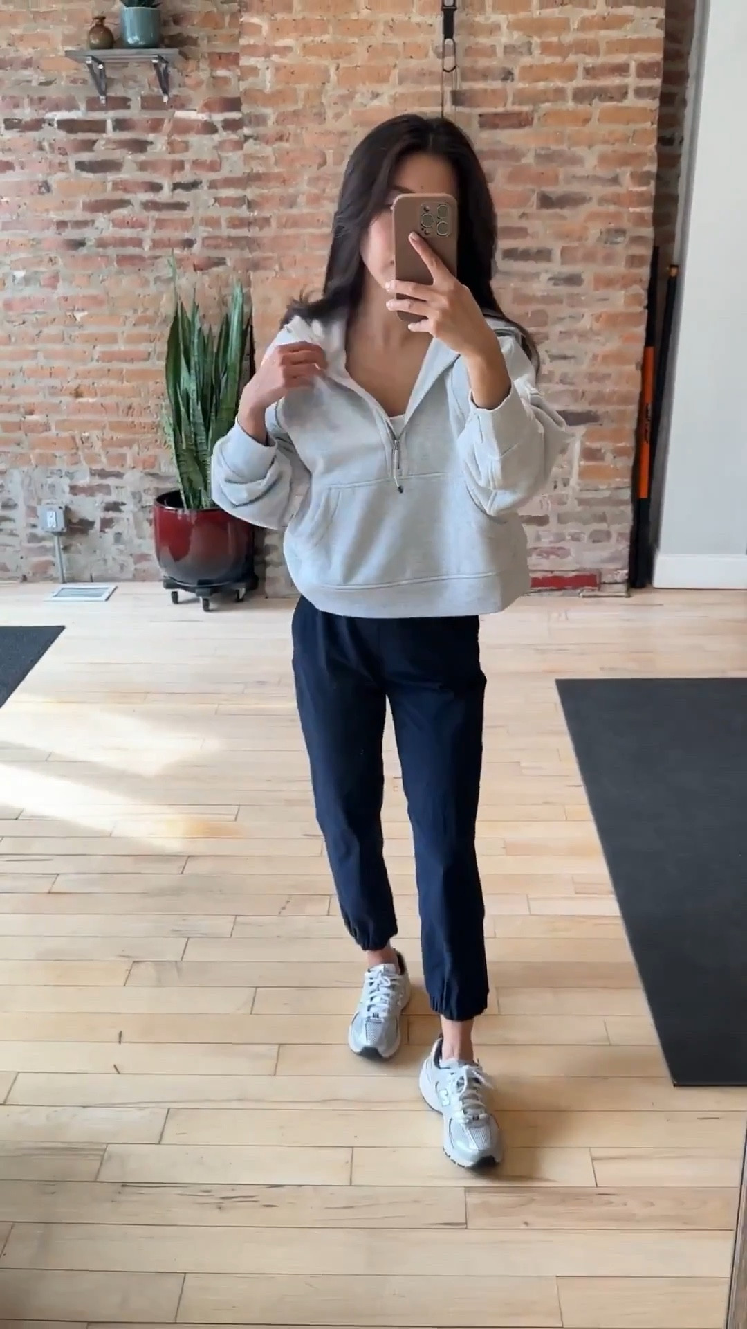 Lululemon sale! Linked a few sale items I own that are petite friendly. I size up to a 2 in Lulu for everything and usually do 23” in leggings, someitmes 25”

• Adapted State High-Rise Cropped Jogger pants in true navy size 2 - I’m 5 feet tall in the 23” inseam  for a cropped length that hits above my ankle

• Scuba Oversized Half-Zip Hoodie size xs/s

• new balance sneakers kids size 3.5 = womens 5

• lululemon Energy Longline Bra top size 2 

#LTKfitnessgoals #LTKPetite #LTKActive