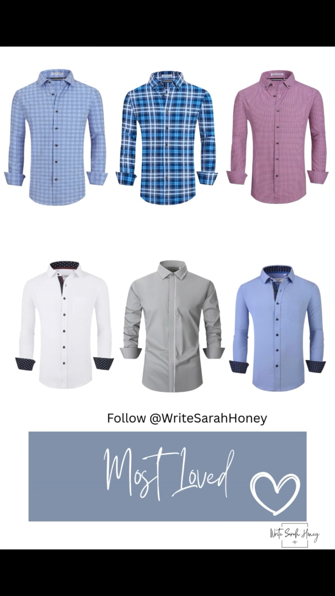 Most Loved ✨ Men’s Edition from Amazon!  Shop Best Seller Men’s Dress Shirts!! 
Tap to shop & make sure you’re following Write Sarah Honey on LTK so you never miss the best finds!

#mensfashion #Oxfordshirts #Mens #Dress #MostLoved #LTKFinds #LTKStyle #LTKFashion #LTKSale #LTKTrend
#ViralFinds #TrendingNow #AddToCart #FashionFavorites #OutfitInspo
#AccessoryAddict #ShoeCrush #BagObsession #JewelryLovers
#GiftGuide #HolidayShopping #DailyObsessed #ShopLTK #ShopNow

#LTKSaleAlert #LTKFindsUnder50 #LTKMens

#LTKWorkwear #LTKMens