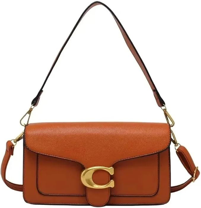 New Women's End Pure Color Simple Square Bag Multi Commuting Single Shoulder Neutral Minimalist S... | Amazon (US)