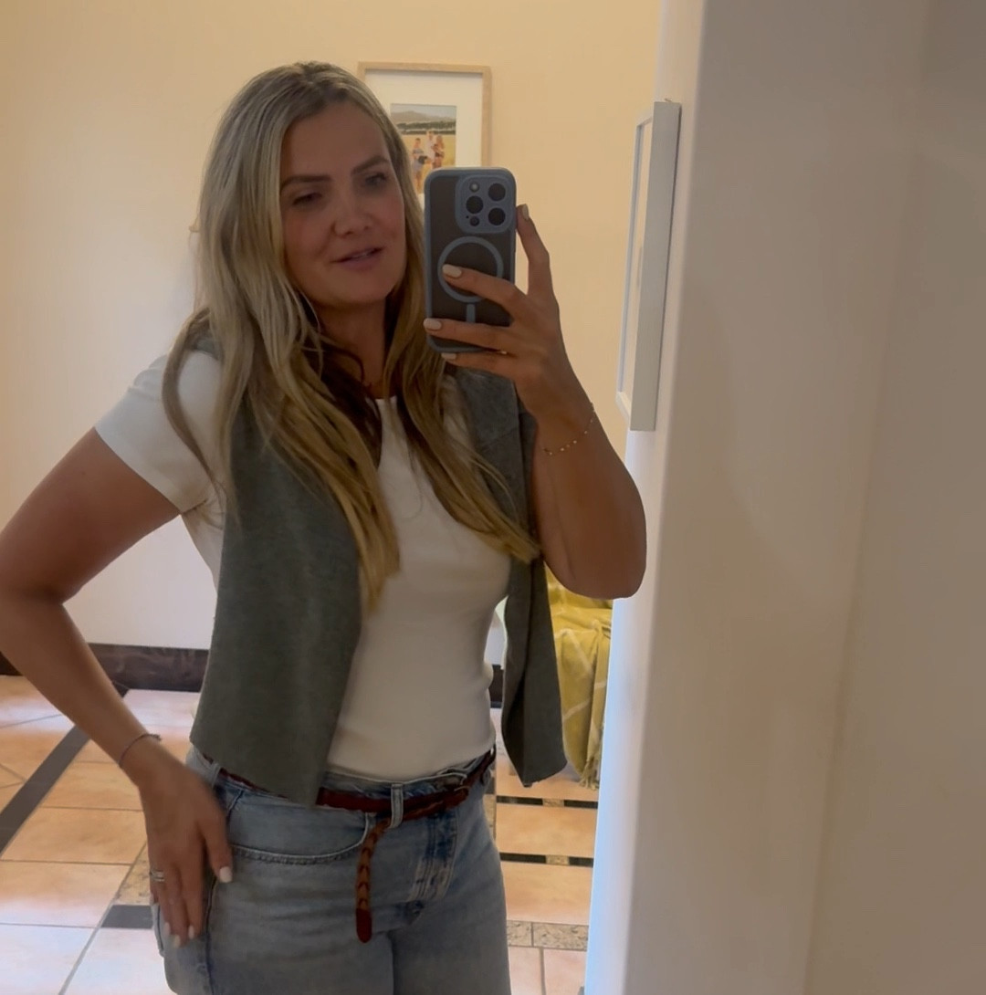 Super cute cashmere with Madewell jeans simple outfit #nancymeyers

#LTKover40 #LTKSeasonal #LTKmidsize