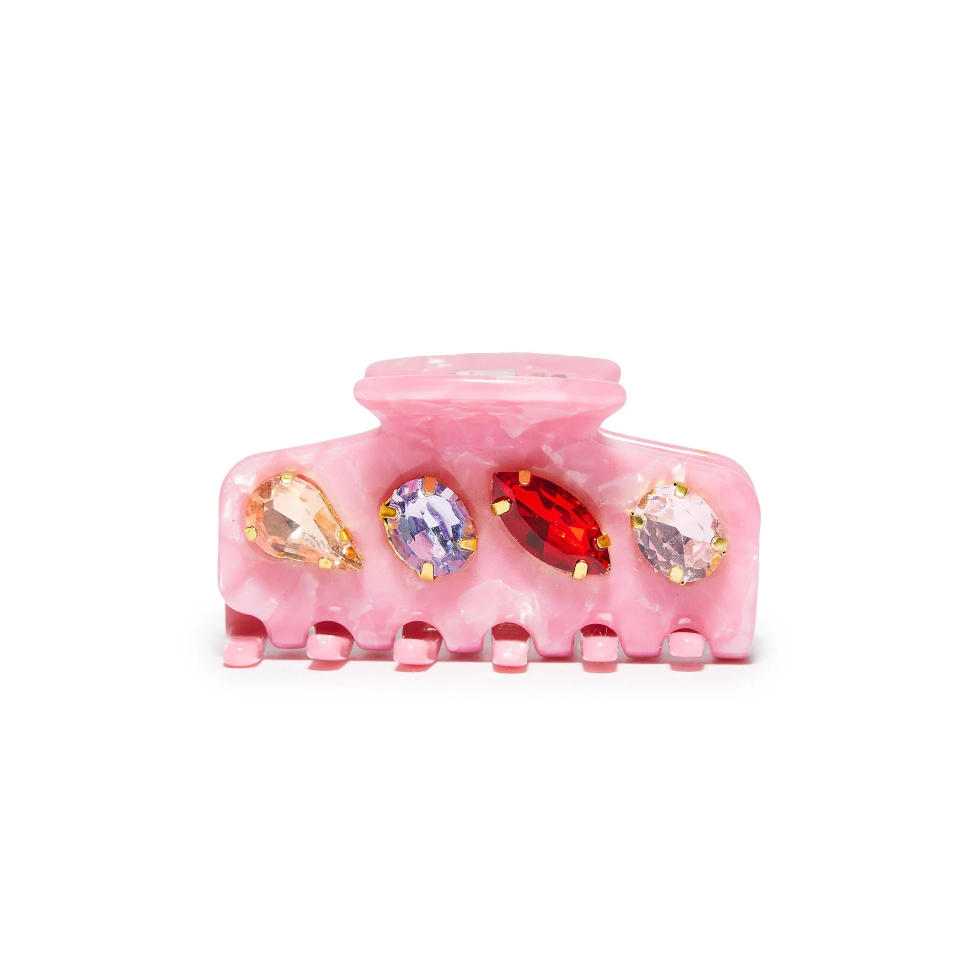 RHUBARB MINI CRYSTAL CLAW CLIP | LELE SADOUGHI
