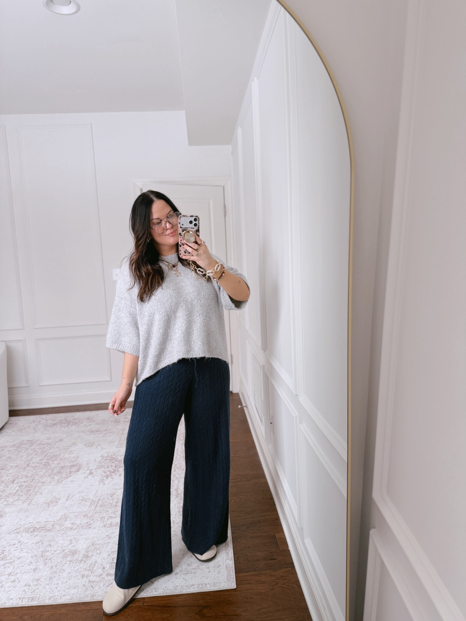 Wearing a large in the sweat and an XL in the pants.. I probably could’ve done a large in the pants! 

#LTKootd #LTKMidsize #LTKmomlife