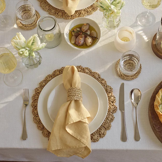 Pure Linen Napkins – Set of 4 | Table Linen, Placemats & Coasters |... | The White Company UK & ROW