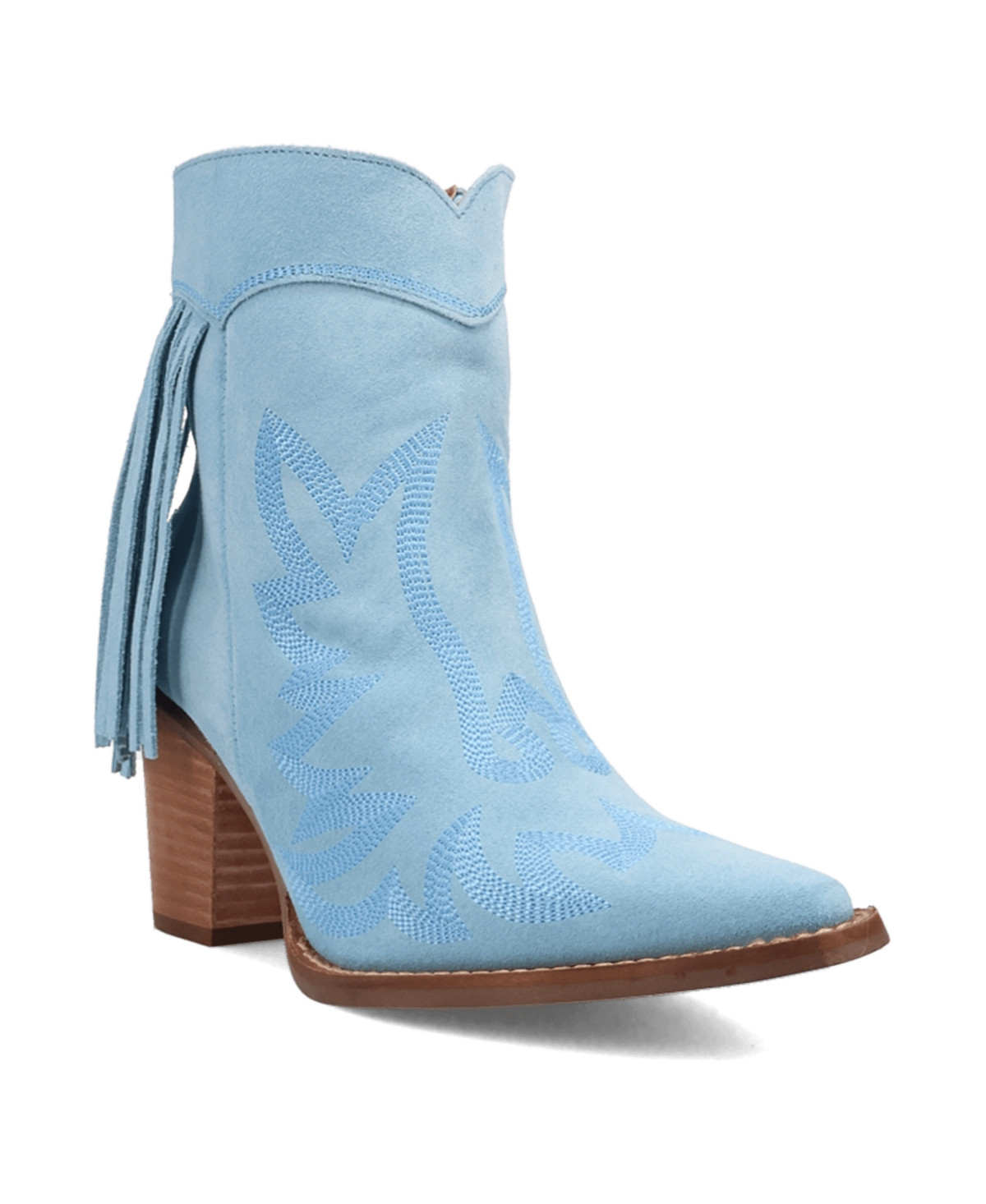 Dingo Women's Wild Sage Leather Bootie - Blue | Macy's