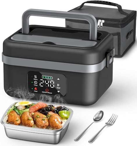 ODSD Cordless Electric Lunch Box for Adults, 16000mAh Rechargeable Self-Heating Lunch Box Food Wa... | Amazon (US)