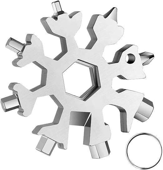 20 In 1 Snowflake Multi-Tool,Great Christmas stocking stuffer,Unique Gifts for Dad Men Women | Amazon (US)