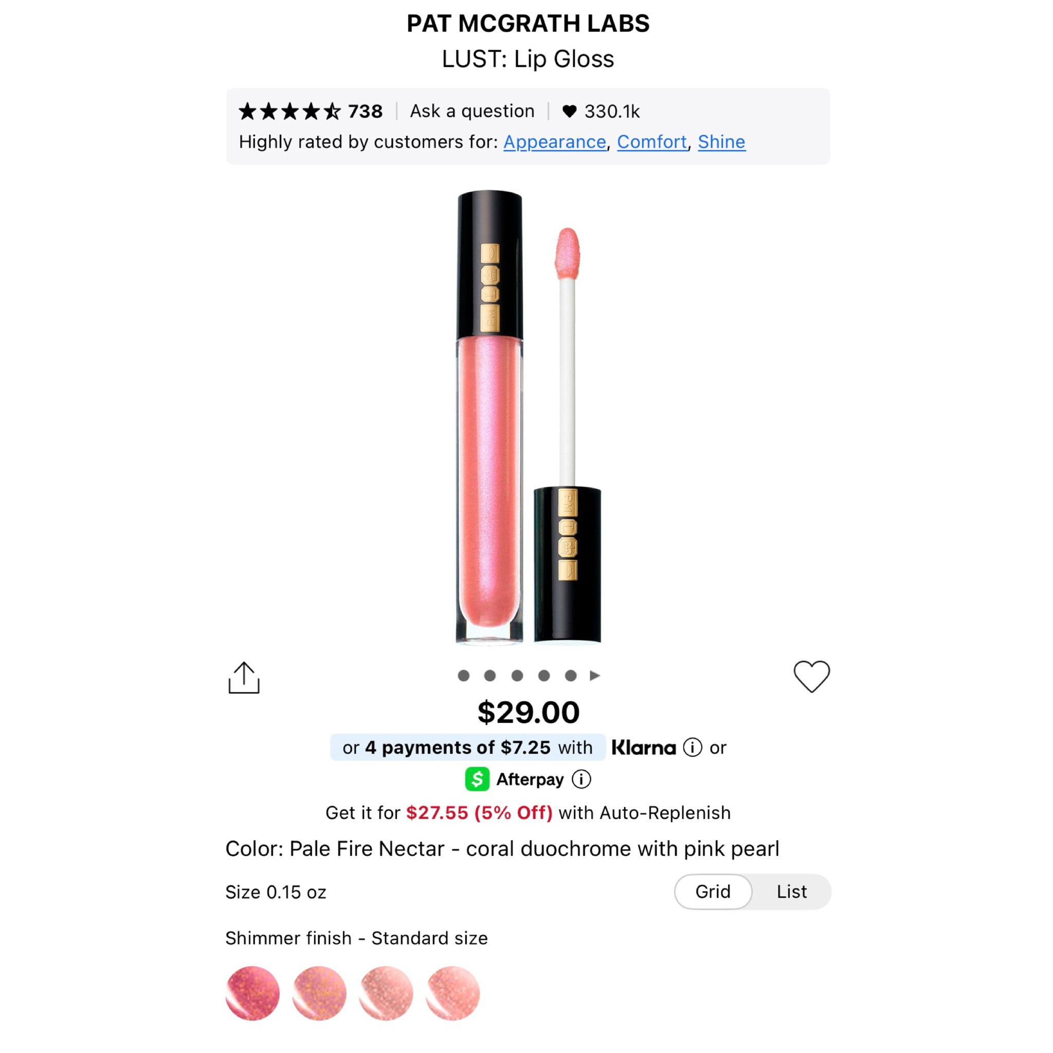 I HAD take advantage of the Sephora sale to get the viral Pat McGRATH lust lip gloss in shade Pale Fire Nectar. I also got the Pat McGrath lip liner in Structure. And lastly, I got the Dae taming wand in Dessert Peach

#LTKSaleAlert #LTKGiftGuide #LTKBeauty