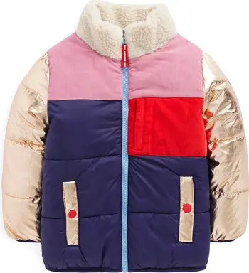 Mini Boden Kids' Cozy Corduroy Puffer Jacket | Nordstrom | Nordstrom