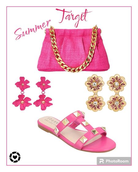 Target pink bag and sandals with cute flower earrings from Target. 

#target
#pinkbag
#pinksandals

Follow my shop @417bargainfindergirl on the @shop.LTK app to shop this post and get my exclusive app-only content!

#liketkit #LTKfindsunder50 #LTKSeasonal #LTKshoecrush
@shop.ltk
https://liketk.it/4F4a0