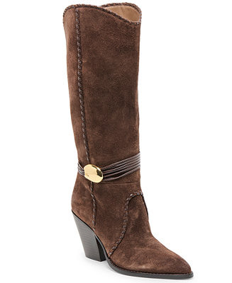 Women's Jody Whipstitch Tall Heeled Western Boots | Macy's