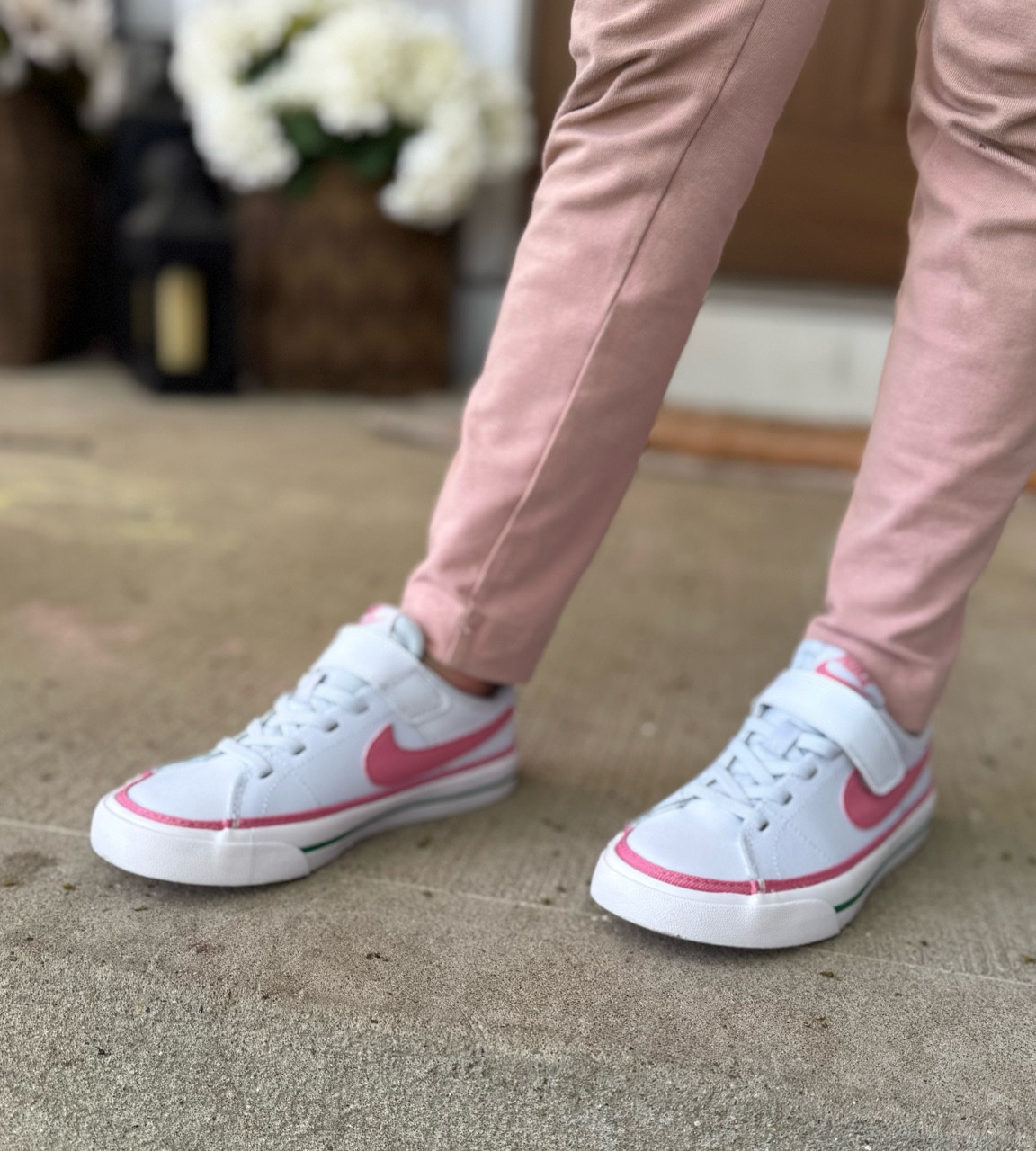 Girls Nike sneakers! Velcro strap.  These are the best quality shoes last till my kids grow out of them! 

#LTKootd #LTKSaleAlert #LTKKids