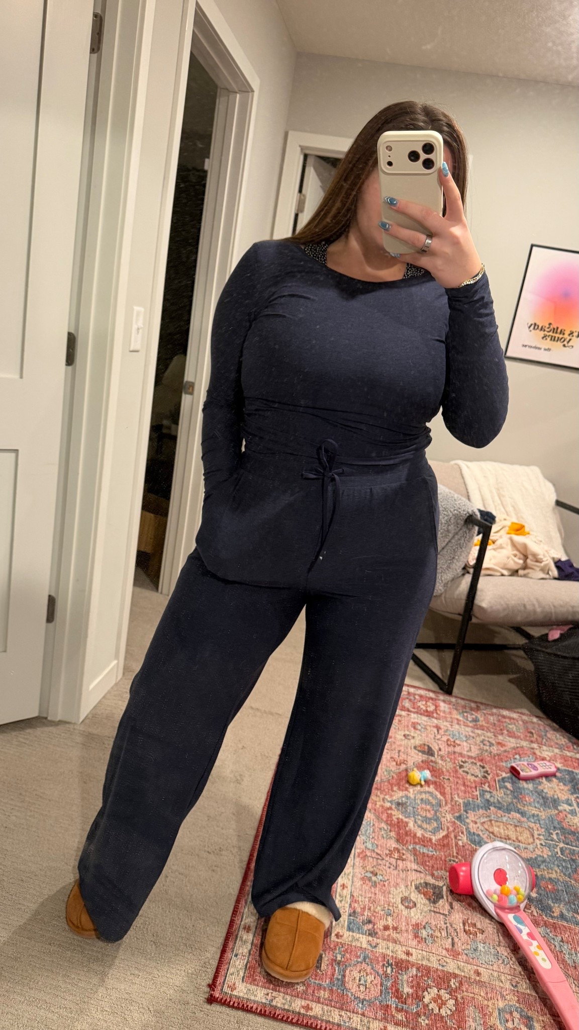 My go to lounge fit from fabletics that is the most buttery soft material I’ve ever felt 🙌🏼

#LTKMidsize #LTKmomlife #LTKootd