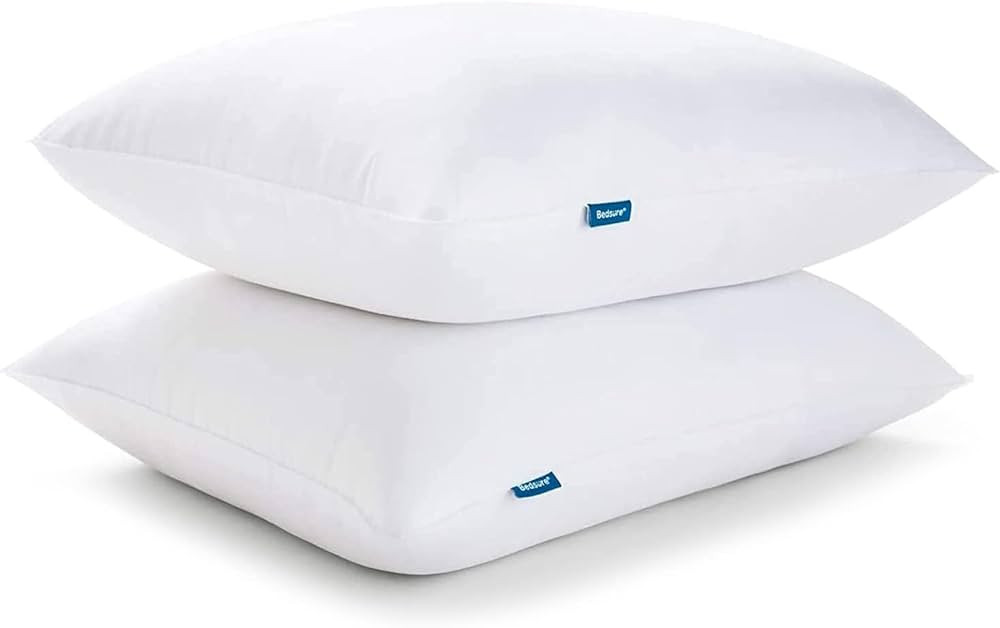 Bedsure Pillows Standard Size Set of 2 - Standard Size Bed Pillows 2 Pack Premium Down Alternativ... | Amazon (US)