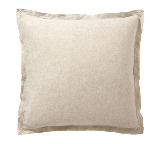 Belgian Flax Linen Double Flange Sham | Pottery Barn (US)
