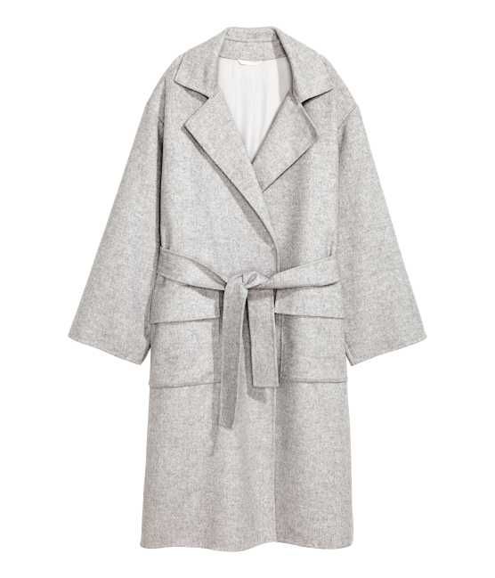Felted Wool-blend Coat | H&M (US)