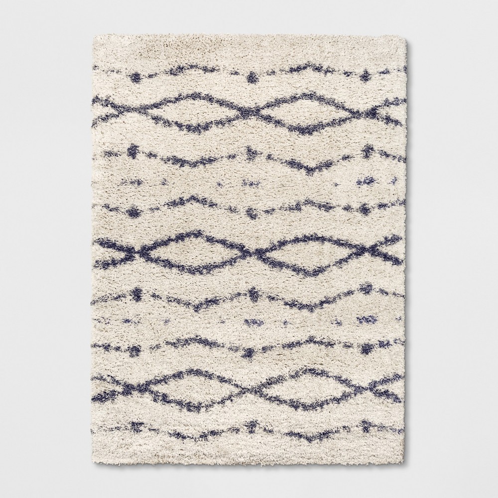 5'X7' Woven Diamond Area Rug Cream - Project 62 , Ivory | Target