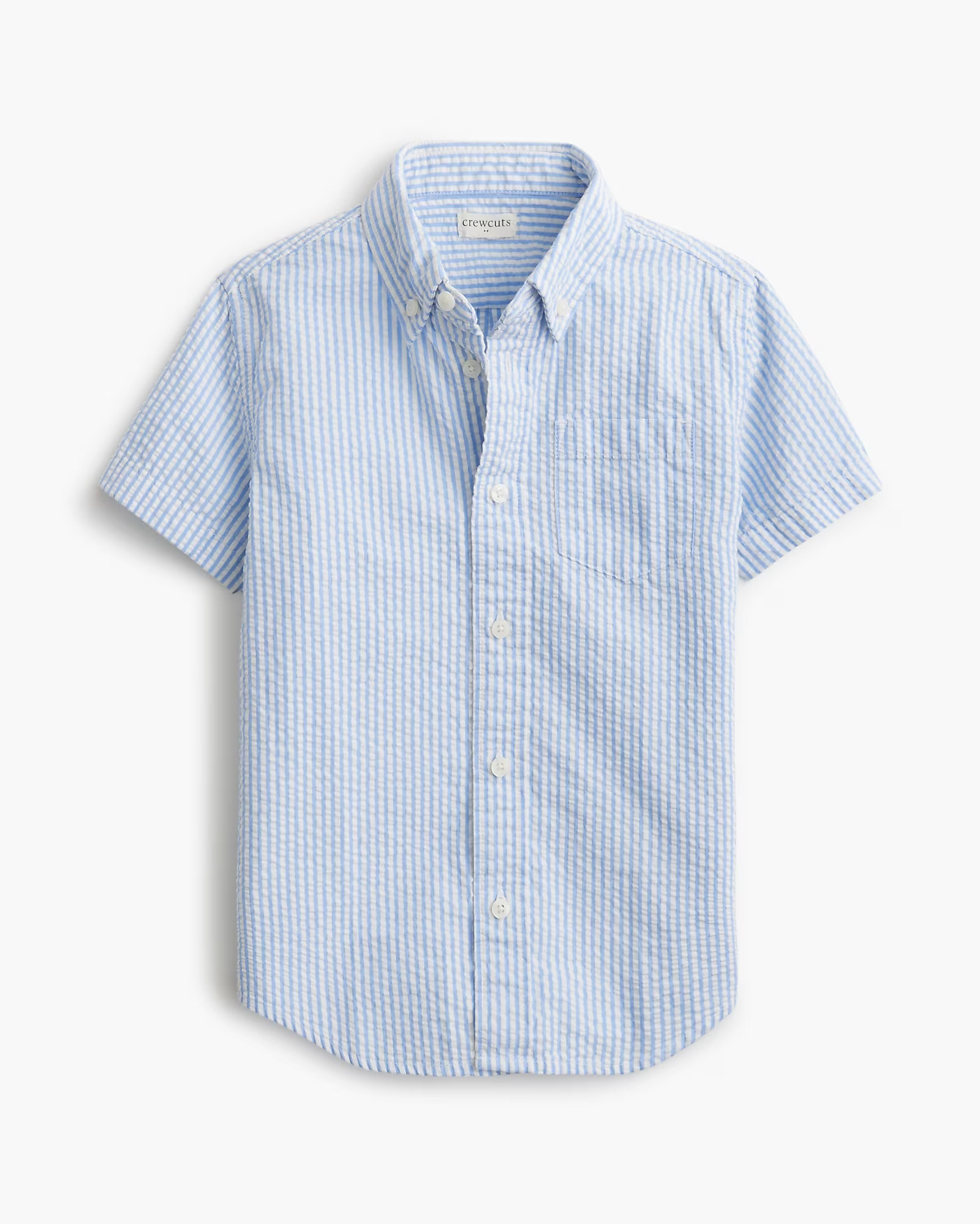 Boys' short-sleeve seersucker shirt | J.Crew Factory