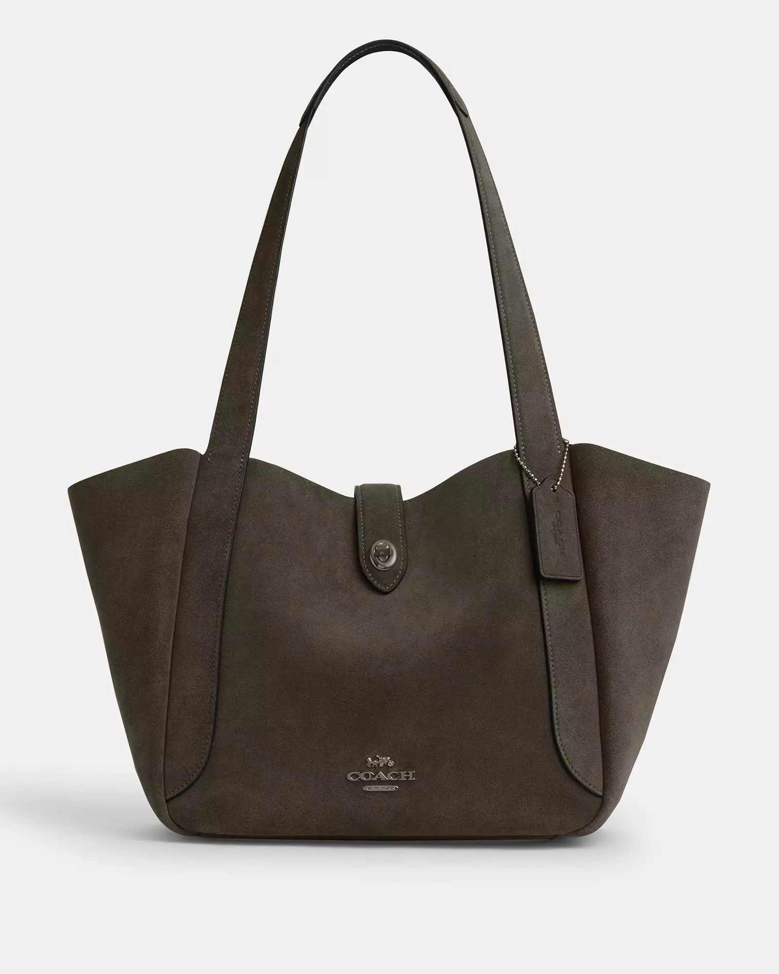 Hadley Turnlock Tote Bag | Coach Outlet US