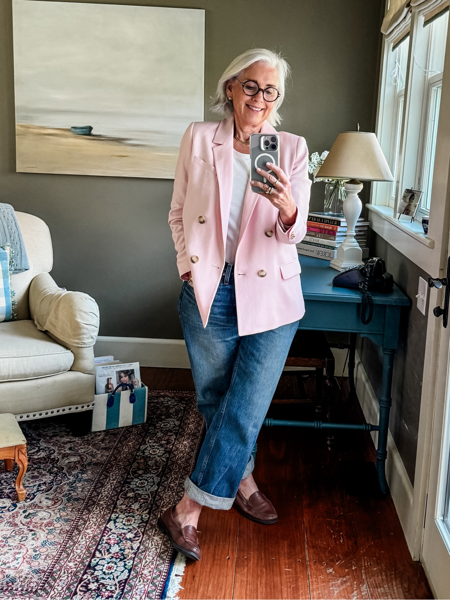 And this Thursday it’s cherry blossom season in Rhode Island and look at this blazer 🌸

#LTKstyletip #LTKSeasonal #LTKsalealert