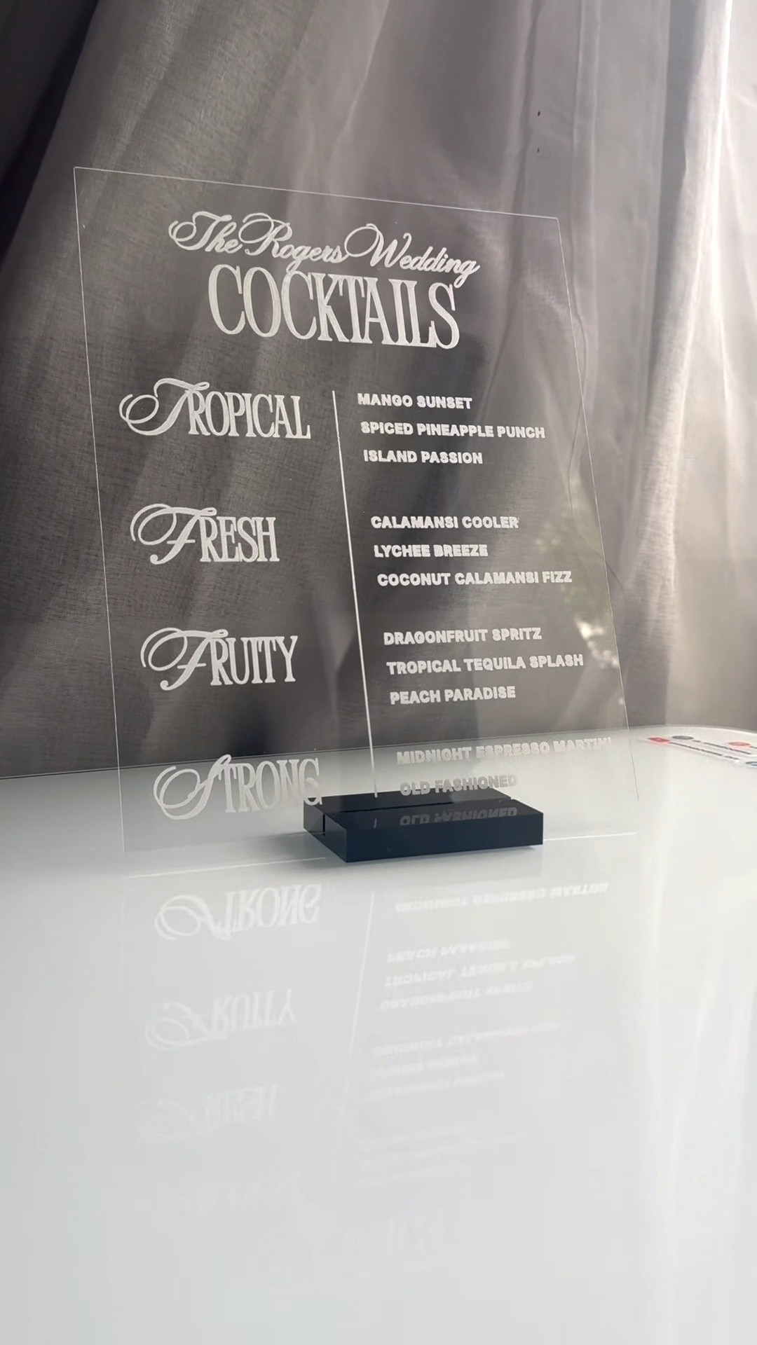 DIY Acrylic Bar Signage using Cricut

#LTKWedding