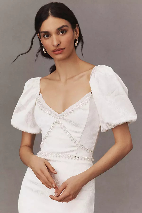Cynthia Ruffle Midi Dress | Anthropologie (US)