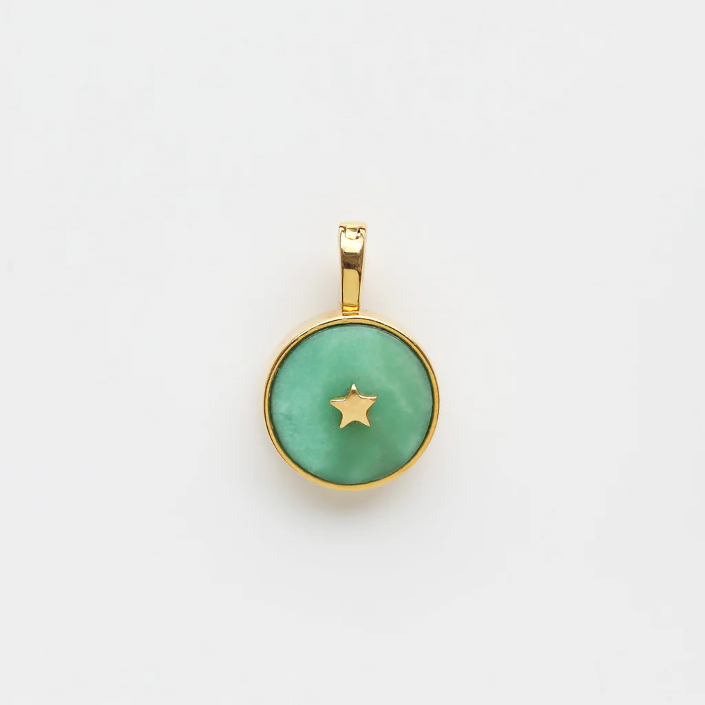 Chrysoprase Night Sky Pendant | Carrie Elizabeth