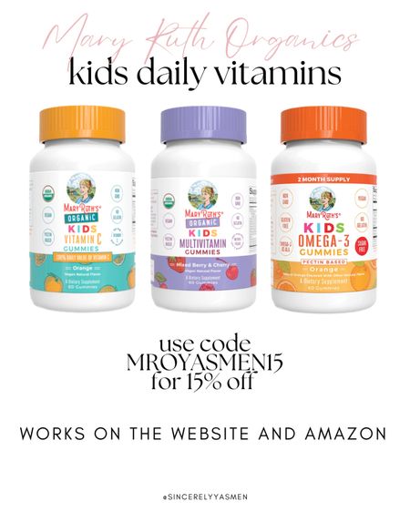 Kids daily vitamins #maryruthorganics #maryruth #vitamins #health #kids 

#LTKbaby #LTKkids