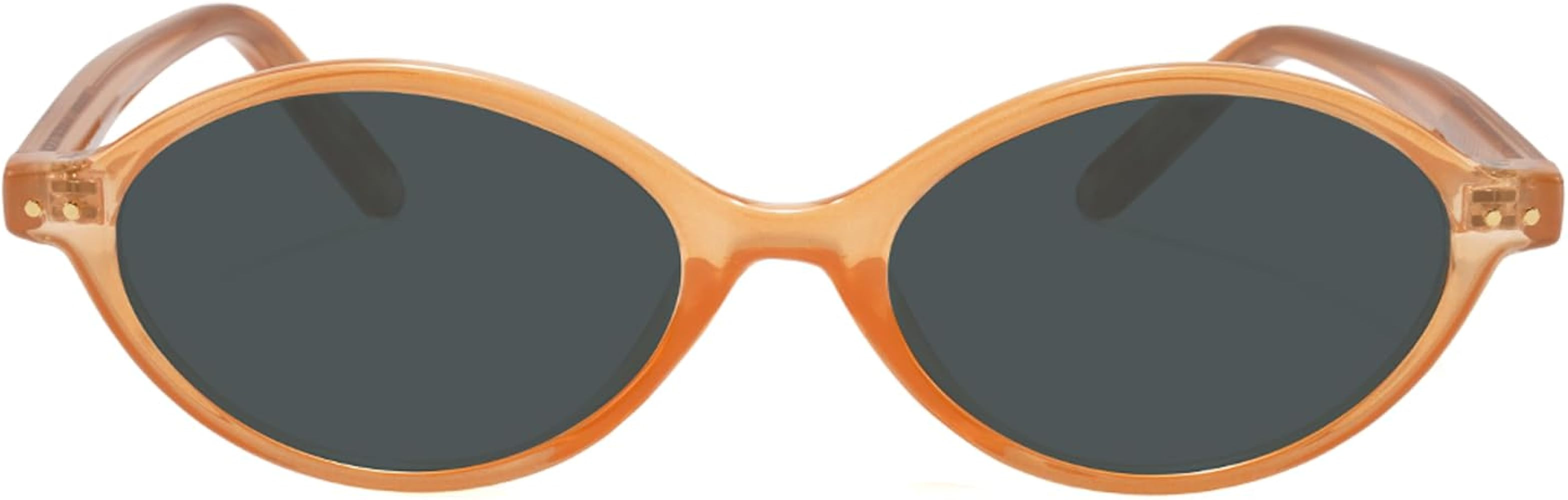 TIJN Olisa Retro Oval Sunglasses for Women & Men – Polarized UV400 Protection, Lightweight Styl... | Amazon (US)