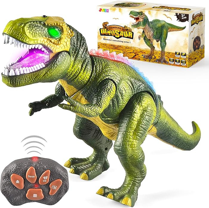 JOYIN Robot Dinosaur Toy for Kids Boys 3+ Big T.rex with Light and Realistic Roaring Sound, Remot... | Amazon (US)
