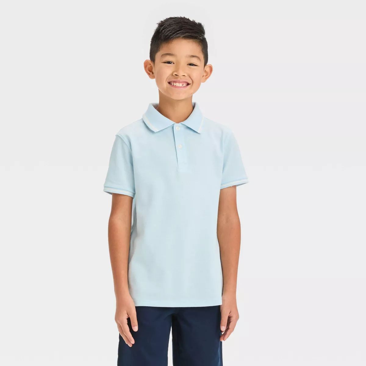 Boys' Short Sleeve Tipping Polo Shirt - Cat & Jack™ | Target