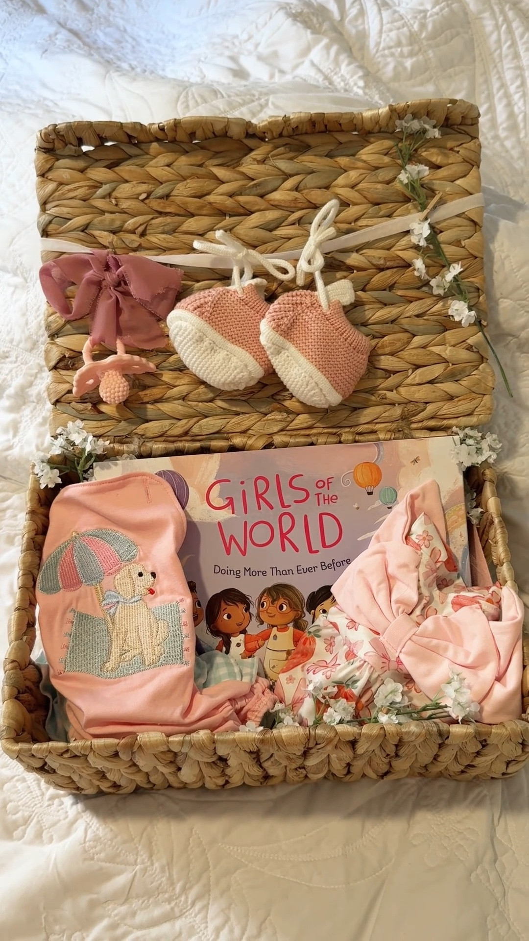 Gender reveal basket💕 announcing my baby gender- it’s a girl!! 

#LTKBump #LTKBaby #LTKFamily