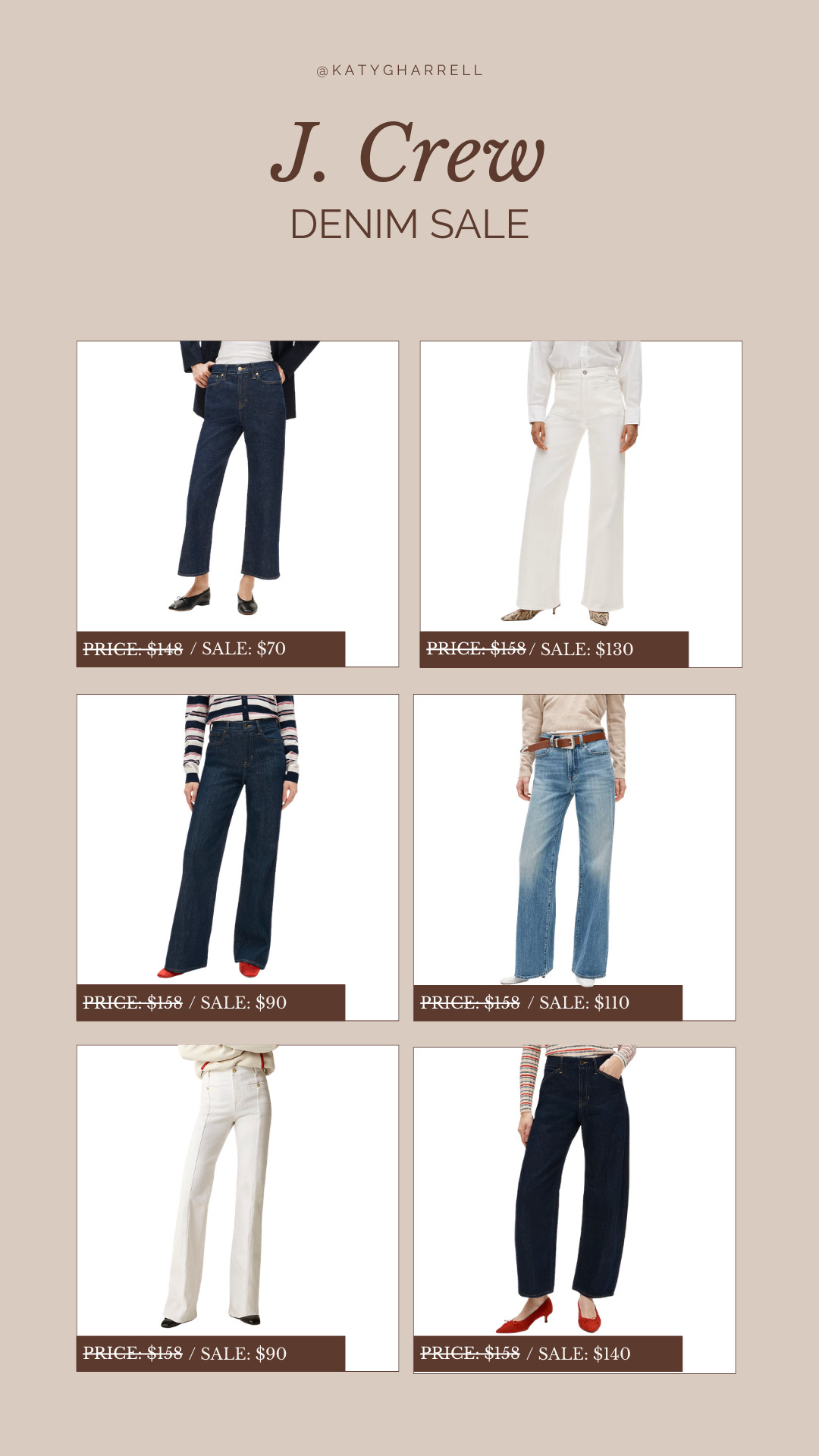J. Crew Denim Sale 👖💕 

 #LTKSaleAlert