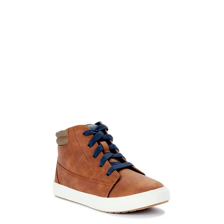 Wonder Nation Boys Casual High Top Sneakers, Sizes 13-6 | Walmart (US)