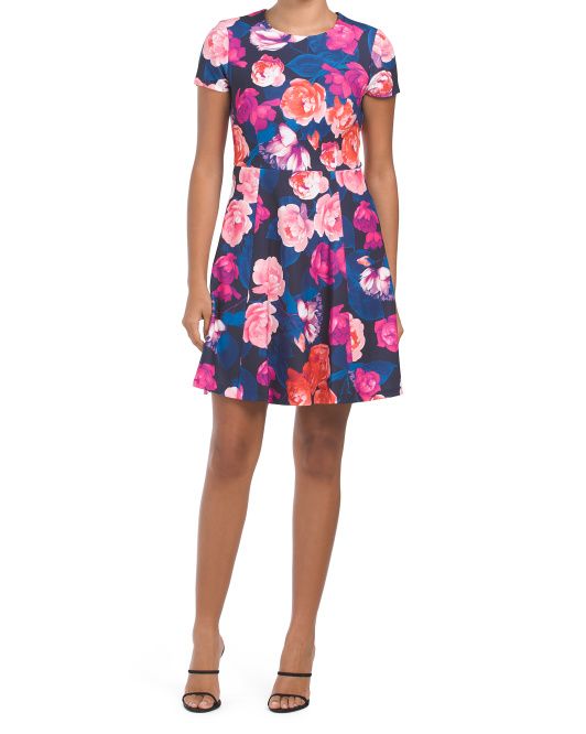 ELIZA J Floral Day Mini Dress | eBay US