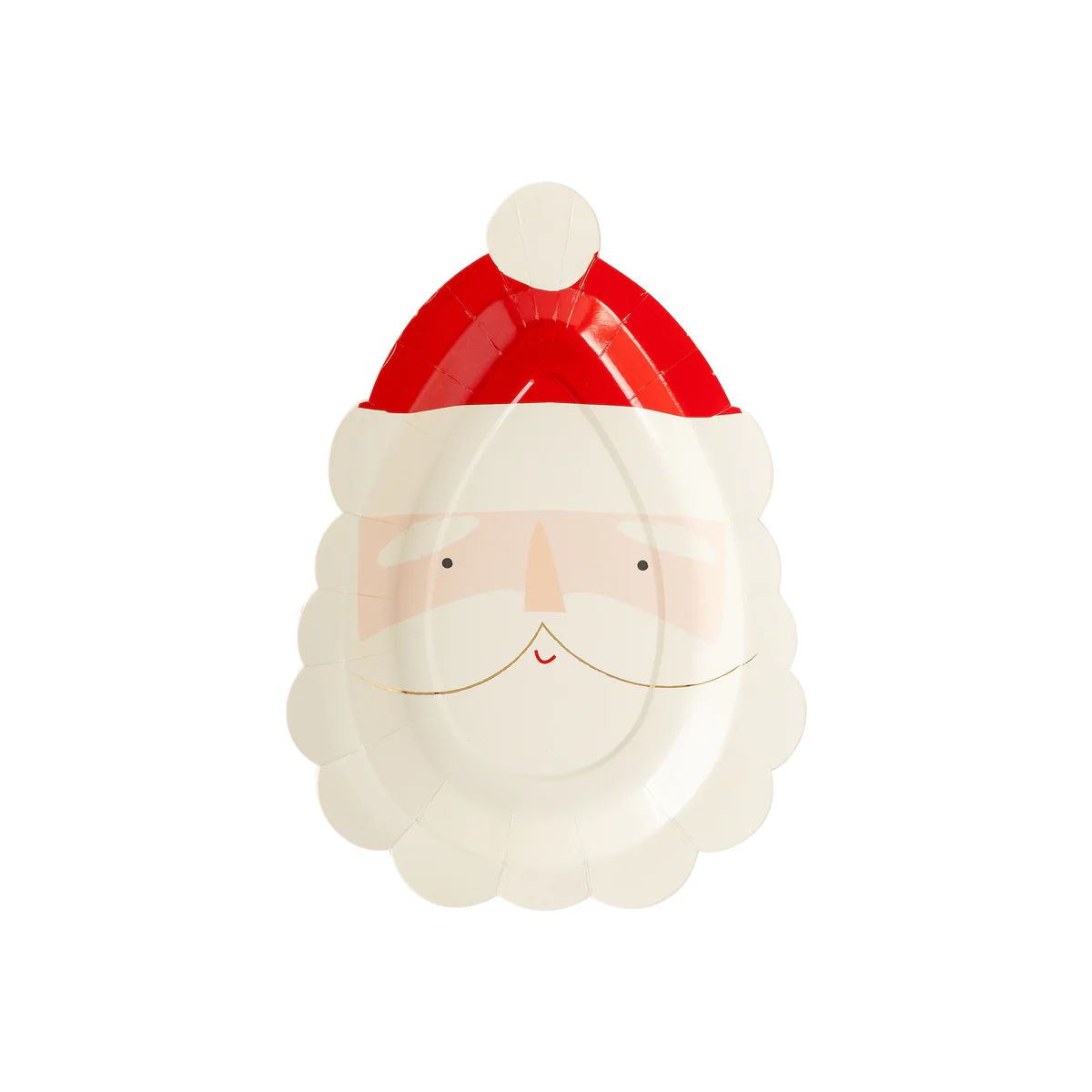 Believe Santa Face Shaped Plate | My Mind's Eye