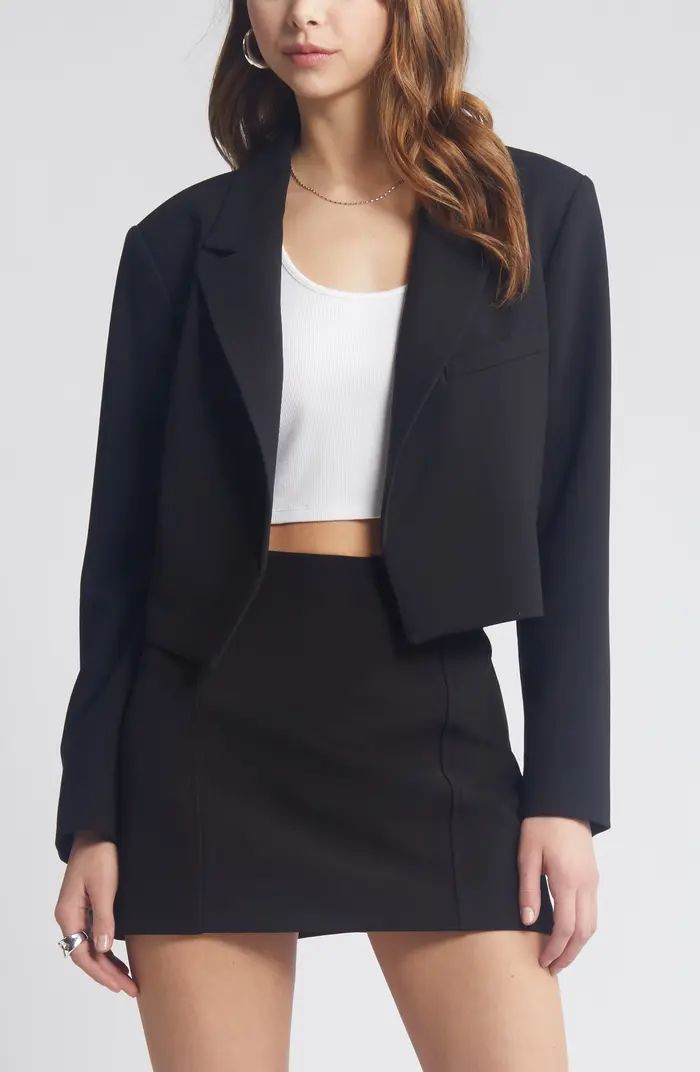 Open Edit Boxy Crop Blazer | Nordstrom | Nordstrom