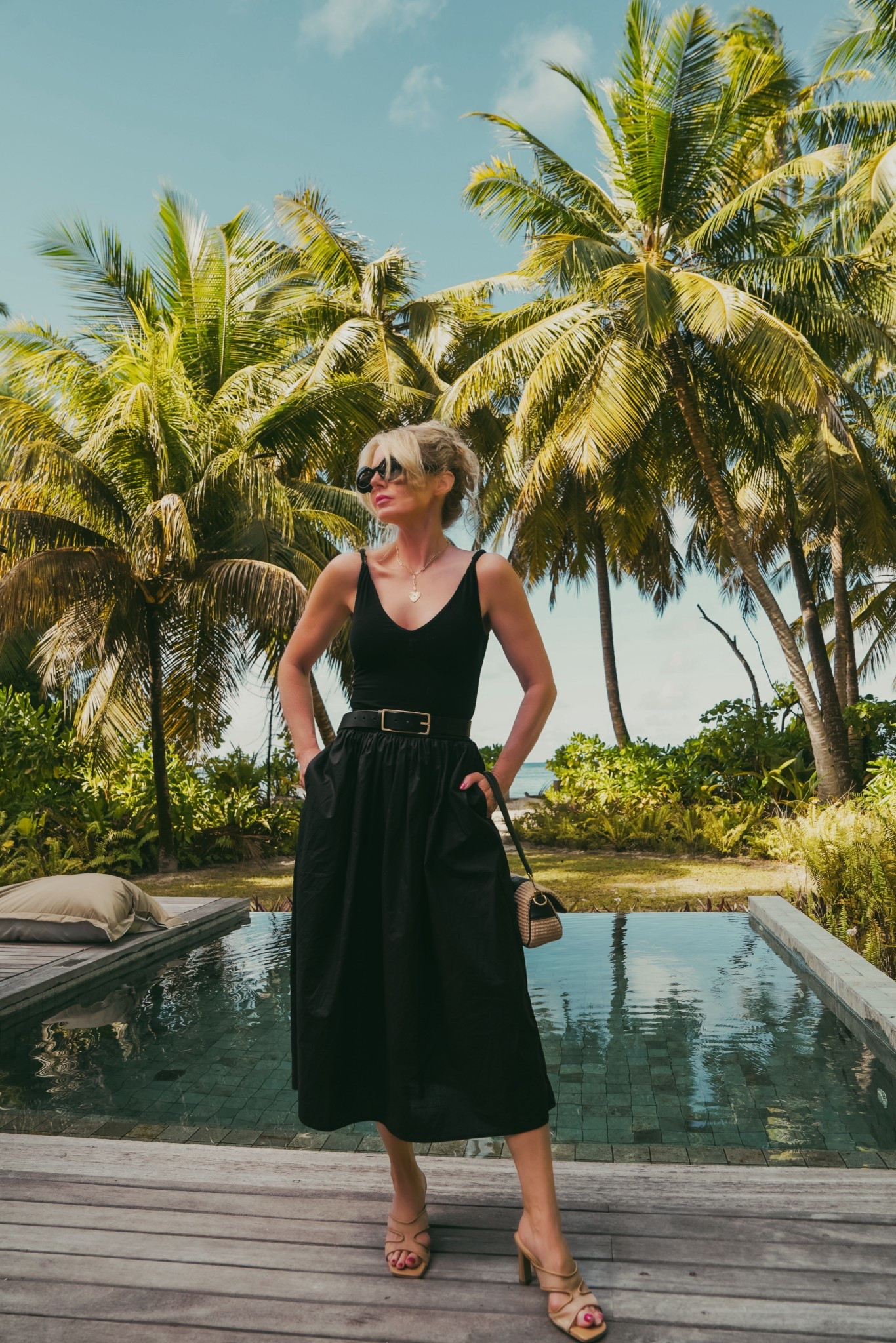 Your search for the perfect little black dress ends HERE. This ultra chic LBD is going to be your new go-to for effortless style–day or night–spring through summer (and beyond!). It's lightweight and breathable (perfect for those warmer days), super flattering (the fit is *chef's kiss*), and it’s simple enough to dress down, yet structured enough to dress up. Not to mention, the cost per wear is AMAZING. It’s a go-to piece that looks good, feels good, and works hard in your closet.

Fits true to size. 

#LTKOver40 #LTKTravel #LTKSeasonal