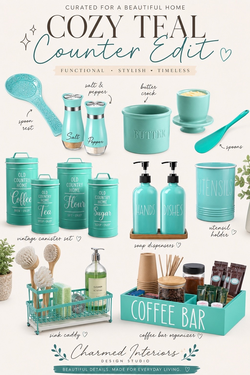 This teal kitchen setup just did ALL the work for me 😭🩵

Cute, cozy, functional… and giving “I actually have my life together” energy lol.

The coffee bar? Yeahhh that ate ☕️✨
Everything linked on my LTK 🤍

#LTKHome #KitchenDecor #CoffeeBarStyling #HomeDecorFinds #StyledByCharmed

#LTKdayinmylife #LTKU #LTKHome