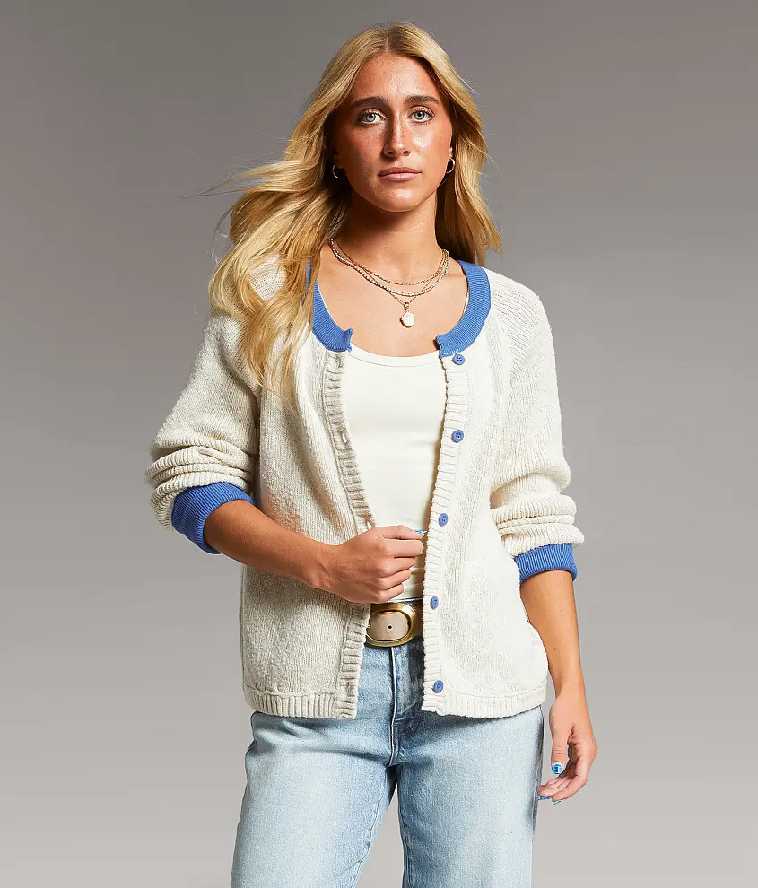 Open Weave Cardigan Sweater | Buckle