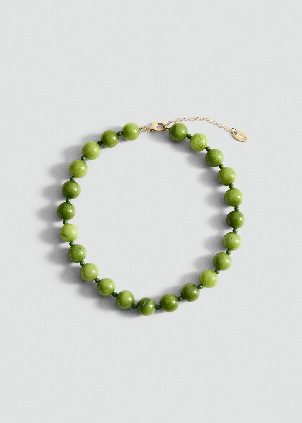 Bead-stone necklace | MANGO (UK)