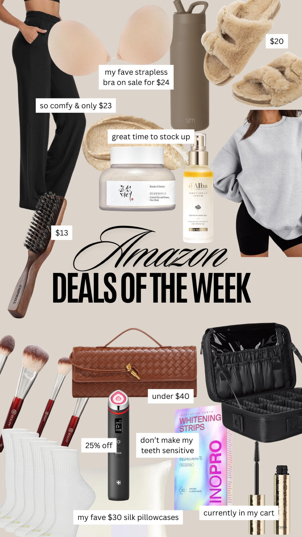 Amazon deals of the week

#LTKFindsUnder50 #LTKFindsUnder100 #LTKSaleAlert