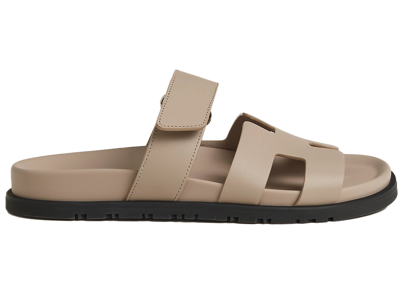 Hermes Chypre Sandal Calfskin Leather (Women's) Sneakers in Beige Mastic | StockX