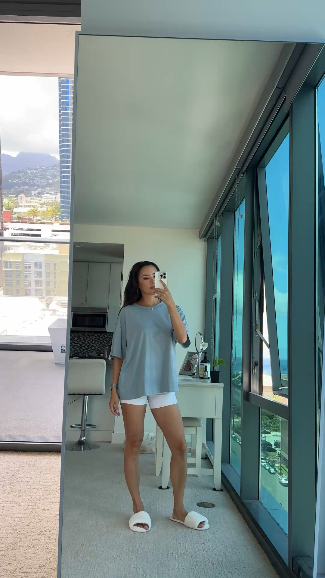 Love this oversized comfy tee! It didn’t seem to wrinkle and it feels very high quality. Size XS/S and size 6 in these shorts

#LTKfitnessgoals #LTKootd #LTKdayinmylife