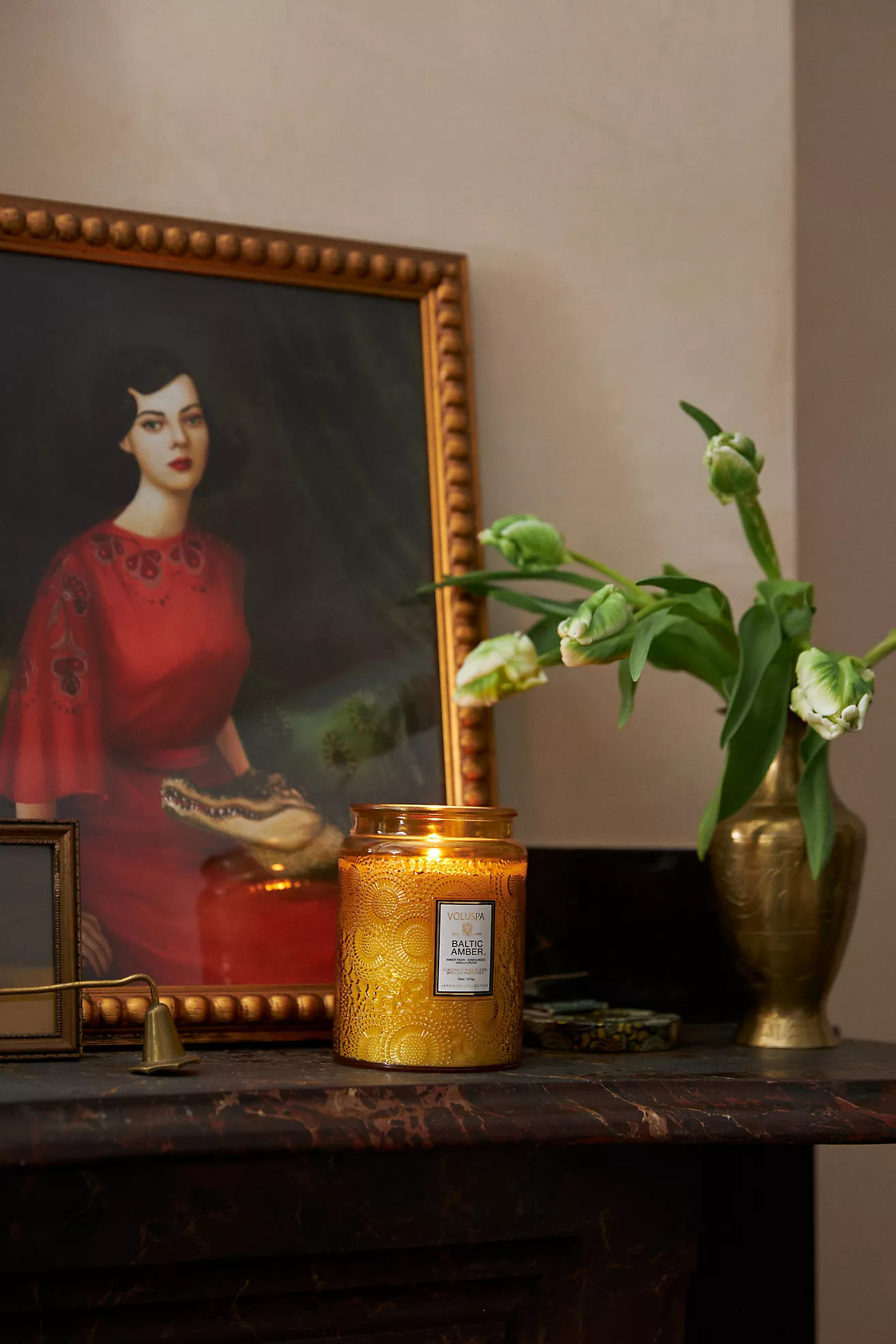 Voluspa Japonica Baltic Amber Glass Jar Candle​ | Anthropologie (US)