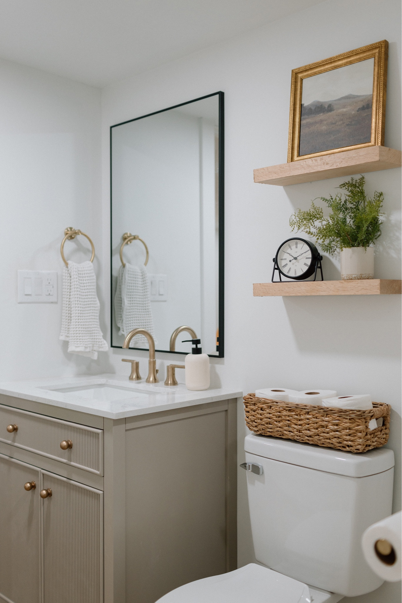 Target decor in our basment bathroom we just added! 

#LTKhome #LTKfindsunder100 #LTKstyletip